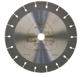 DISC DIAMANTAT PENTRU BETON SI ROCI DURE DL 100 U 300X20