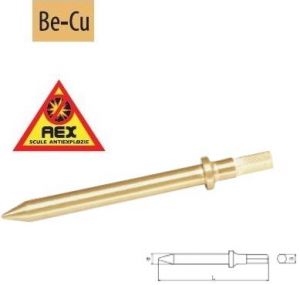 Şpiţuri rotunde pentru maşină cu percuţie - AEX, L=125mm