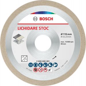 Disc Diamantat PROFESIONAL for Ceramic,D=115mm-LICHIDARE STOC