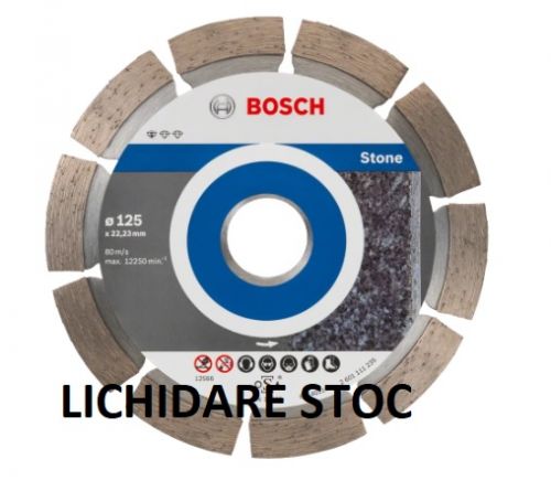 Disc diamantat piatra,pavele,beton armat 125mm Bosch,LICHIDARE STOC