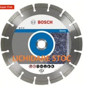 Disc diamantat piatra,pavele,beton armat 150mm Bosch,LICHIDARE STOC