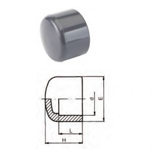 Capac PVC-U metric D 16 PN 16 ― Mall  BB