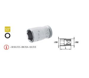 Capete chei tubulare cu simplu hexagon 1/2” - SH 11