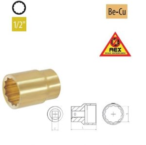 Capete chei tubulare dublu hexagon 1/2” DH - AEX-6mm