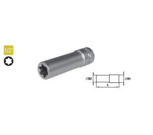 Capete chei tubulare lungi cu profil Torx 1/2” E12