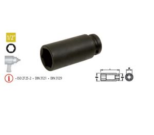 Capete chei tubulare lungi de impact 1/2” - SH 24 ― Mall  BB