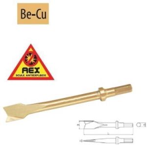 Dălţi late profilate pentru maşină cu percuţie - AEX, L=125mm