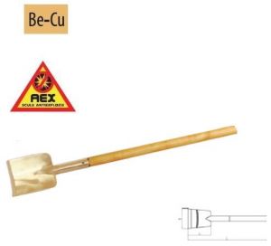 Raclete cu mâner de lemn - AEX, B=50mm