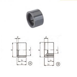 Reductie scurta PVC-U metric ― Mall  BB