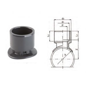 Sa derivatie T/M PVC-U metric