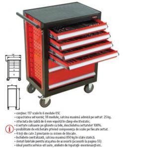 Trusă industrială TSG 10-117 OSC contine 117 scule ― Mall  BB