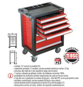 Trusă industrială TSG 11-117 OSC contine 117 scule ― Mall  BB