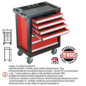 Trusă industrială TSG 11-133 OSC contine 133 scule ― Mall  BB