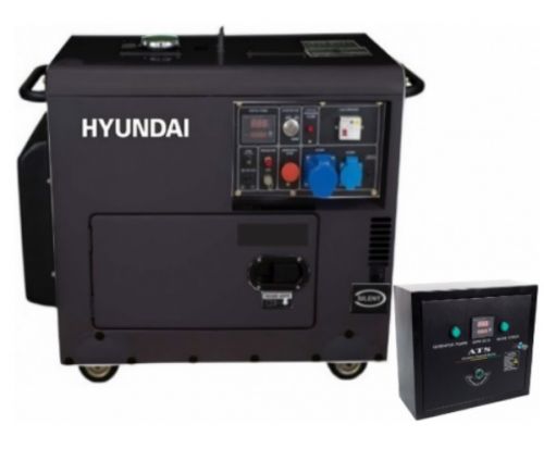 Generator de curent trifazat Hyundai cu automatizare ,putere maxima 8 kVA ― Mall  BB