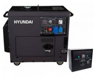 Generator de curent trifazat Hyundai cu automatizare ,putere maxima 8 kVA