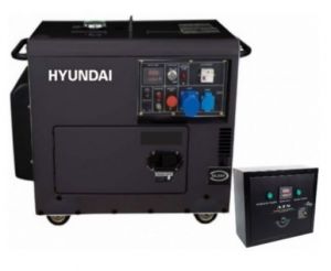 Generator de curent monofazat ,diesel ,putere maxima 5 kW ,carcasa insonorizata, AVR, cu automatizare